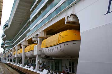 Picture of The Brilliance of the Seas Cruise Ship in the Panama Canal