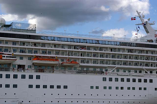 The Crystal Symphony Cruise Ship Side View