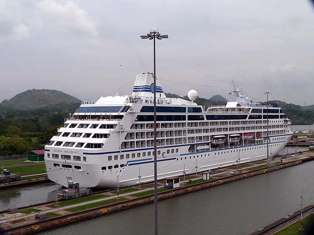 The Delphin Renaissance on her Panama Canal Transit